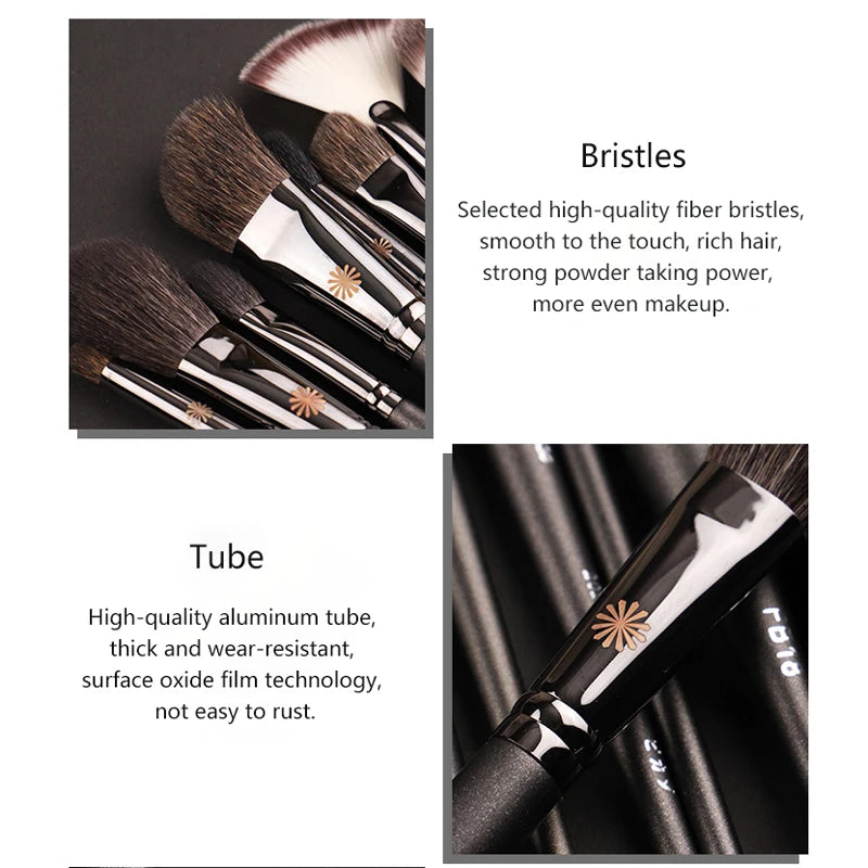 P Series Makeup Brush High Quality Animal Bristles Loose Powder Foundation Blush Concealer Brush Beauty Tools For Women Quake