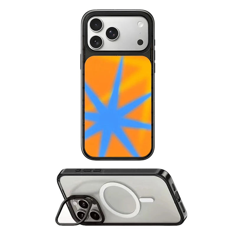 6092086 Impact Case - Mirror / Glaze Magnetic Cover: Compatible with IPhone 18 17 Pro Max 18Pro Quake stand (MagSafe) 6 for iPhone18 Pro Max