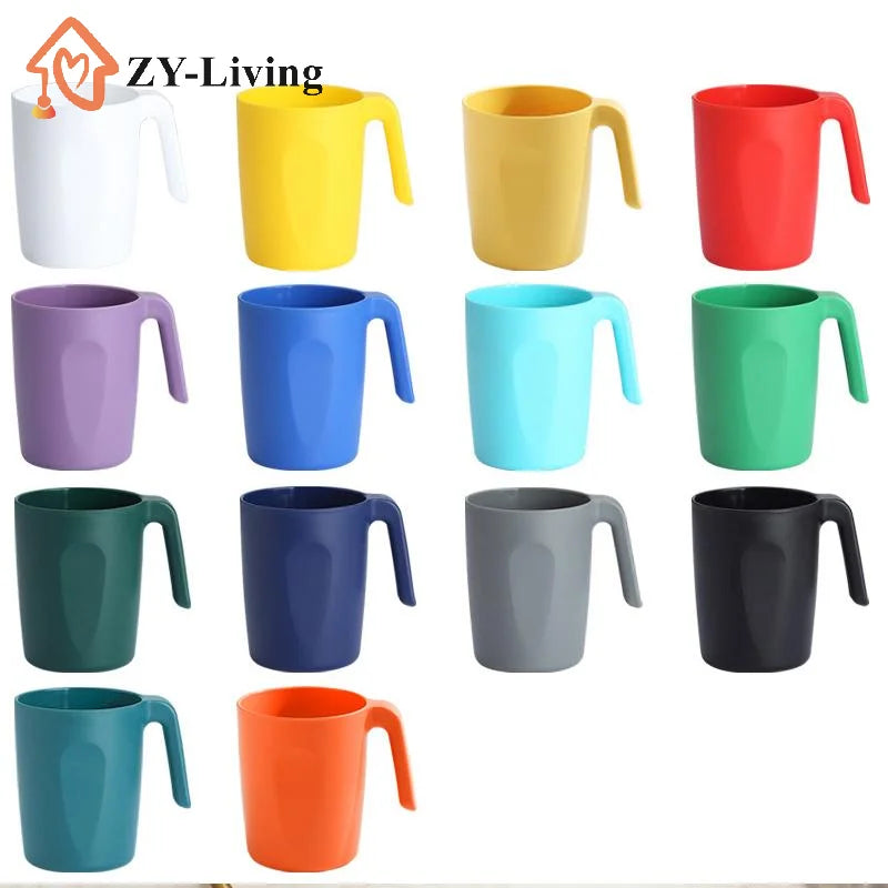 1Pcs Simple Household Thickened Mouthwash Cup, Tooth Cup and Plastic Brushing Cup Quake