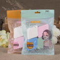 4pcs Diamond Sponge Puff Makeup Base Foundation Sponge Cosmetic Puff Powder Smooth Beauty Makeup Beauty Tool Quake Default Title