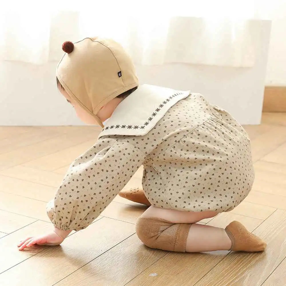2Pcs Slip Toddler Anti Sock For Girls Boys Soft Newborn Baby Girl Boy Sport Socks and Knee Infant Set Summer Spring New Quake