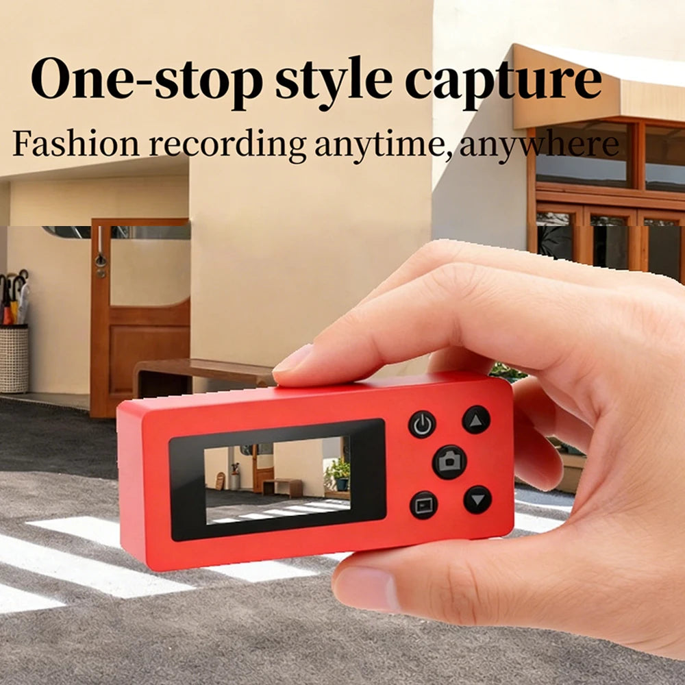 1080P Magecam Digital Camera 0.96 Inch Keychain Camera Retro Support Memory Card Very Small Camcorder Video Recorder with Flash Quake