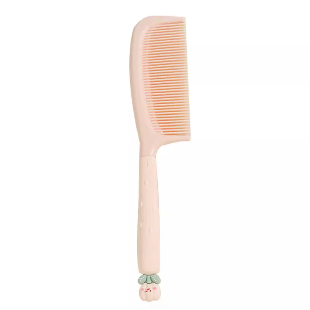 Cute Cartoon Girls Hair Comb Anti-static Hair Styling Comb with Soft Plastic Handle Scalp Massage Portable Comb for Students New Quake