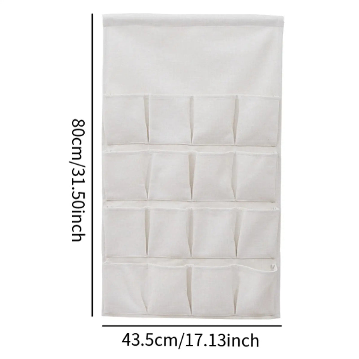 Hanging Storage Bag Organizer Pockets, over The Door Organizer for Bedroom Quake
