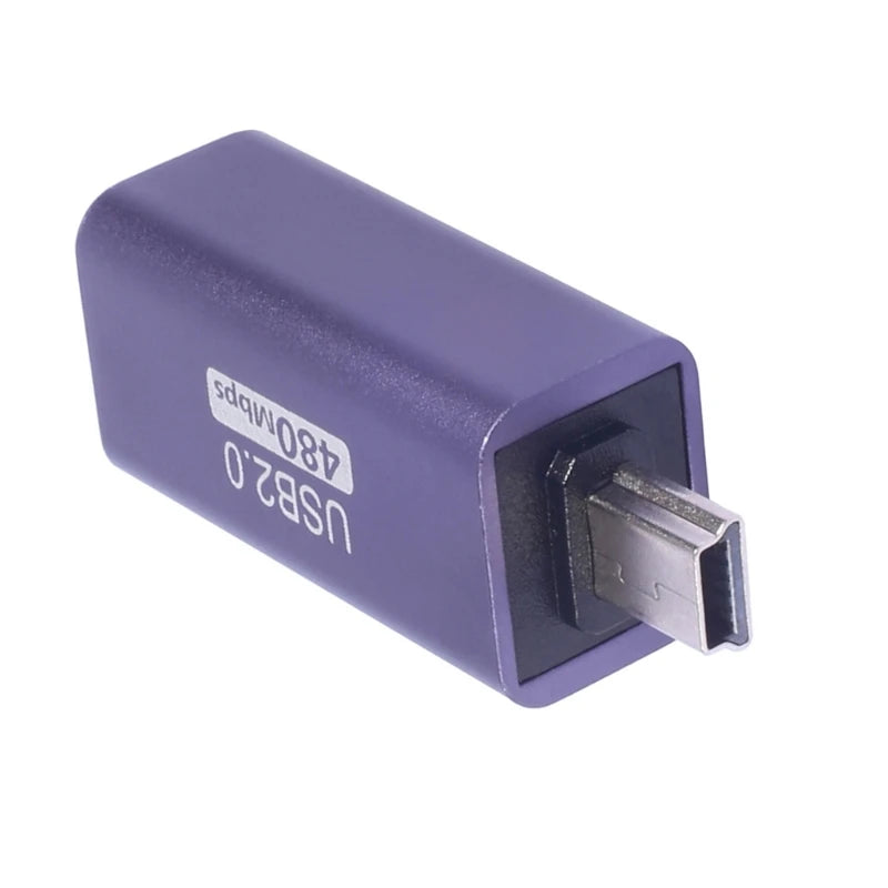 USB/USB B/Type C/Minis USB/MicroUSB Male Male Convert Connectors Support Data & Charging for Printers/Scanner K1KF Quake