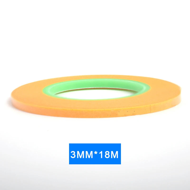 18meters/roll 1mm-2mm-3mm Textured Paper Model Spraying Coating Color Ultra Tape Quake 3mm