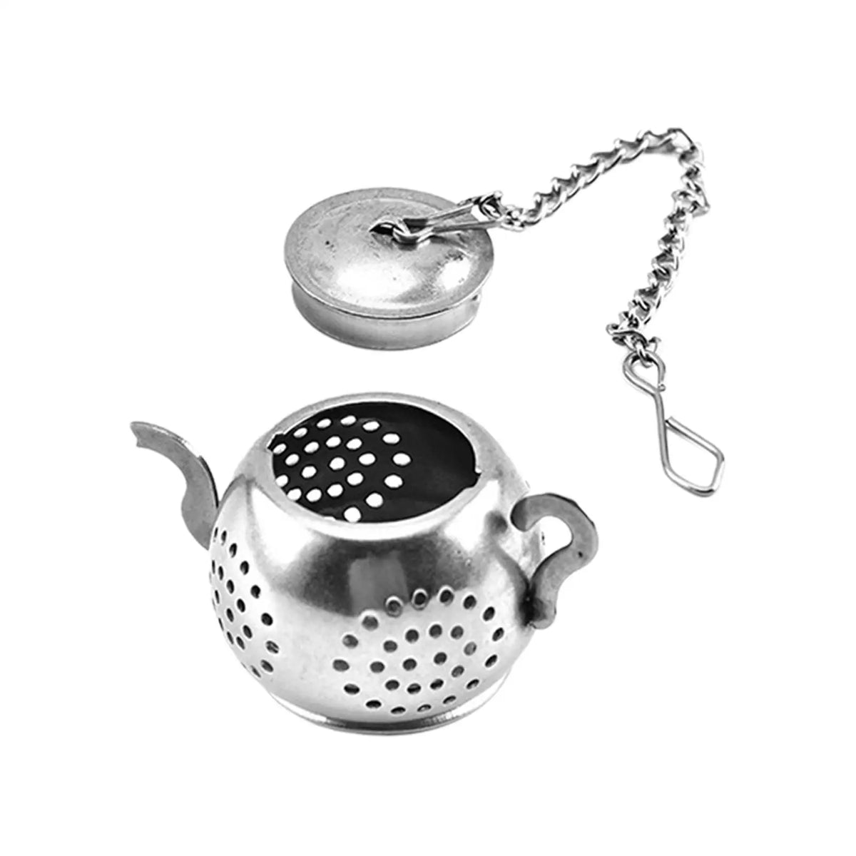 Tea Infuser Teapot Shape Sturdy Loose Tea Filters Lightweight Tea Ball Strainer Quake A