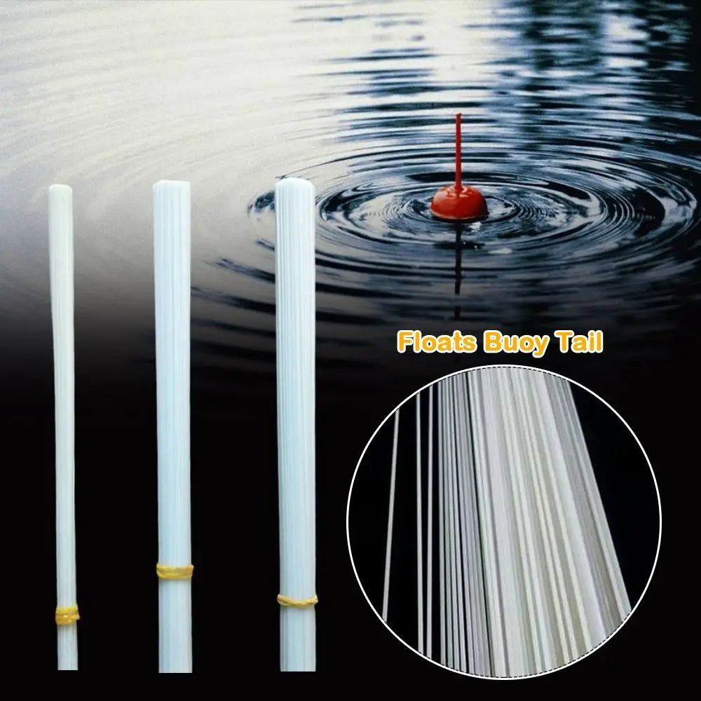 10pcs Drift Tail Fishing Float Top Glass Fiber Cone Floats Buoy Tail Tackle Bold Tails Eye catching Fishing Float Top Quake