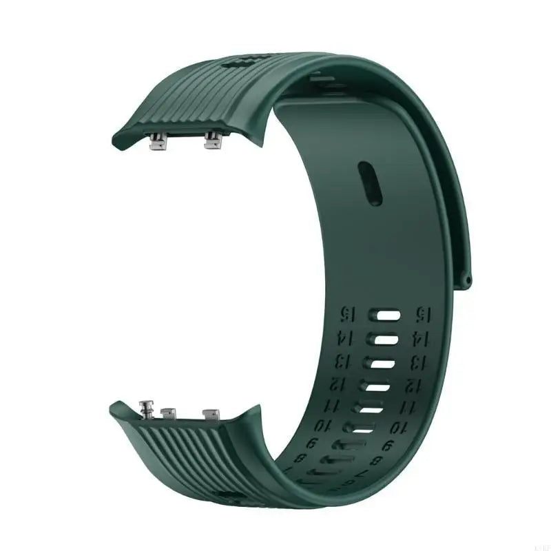 Silicone Wriststrap Replacement Quick Release Bracelet Watch Silicone Band Breathable Belt Strap for Watch K1KF Quake Deep Green China Mainland