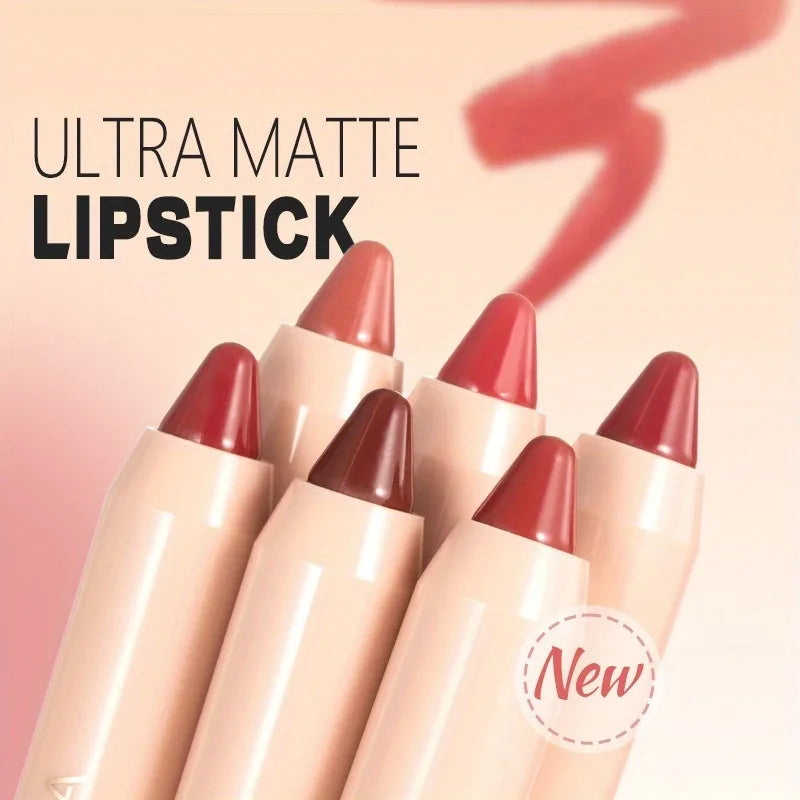 Lipstick Lipliner Pencil - Long-Lasting, Waterproof, Matte Finish, Non-Decolorizing, Smudge-Proof - Perfect for All Skin Types Quake