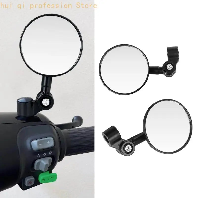 Broad View Motorcycle Side Mirror Shock Absorbing Structure Easy Installation Riders Safety Upgrade H8WE Quake