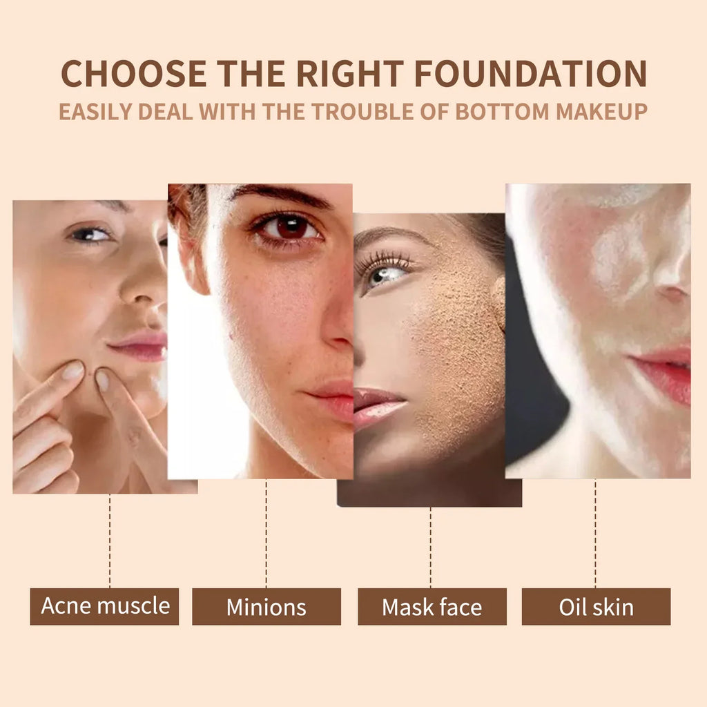 Dark Powder Bronze Powder Dark Skin Foundation Oil Control Concealer Brighten The Face Create Three-dimensional Makeup Quake