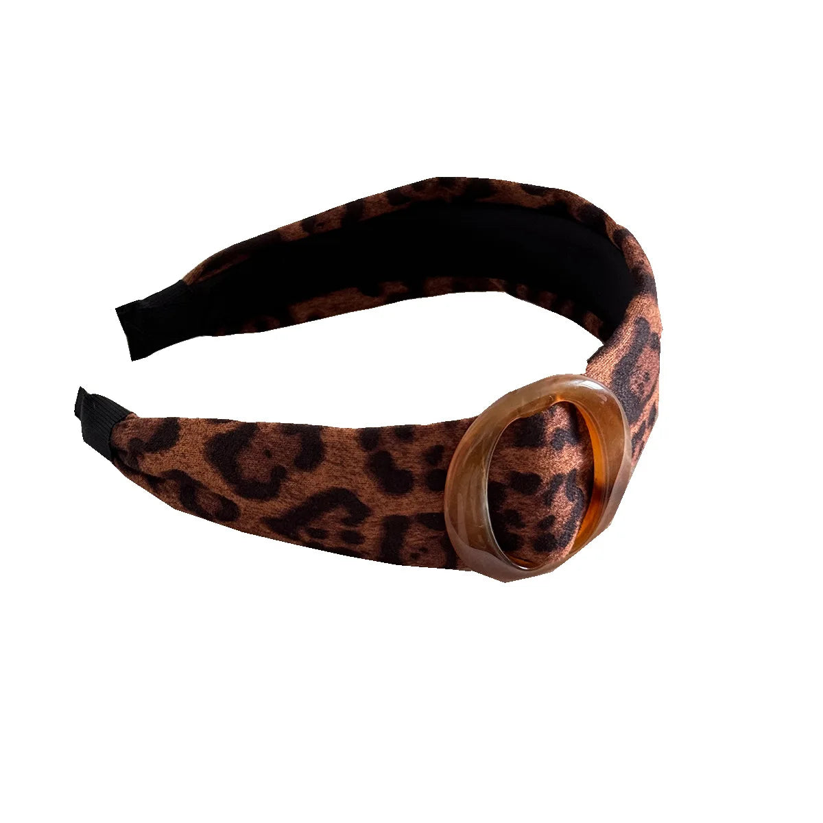 Retro Leopard Print Headbands Korean Style Fashion Personalized Versatile Headbands Women Female Party Holiday Hair Accessories Quake