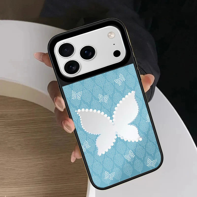 6090729 Mirror Surface Magnetic Phone Case Cover for IPhone 13 14 15 16 17 18 Pro Max Case Quake