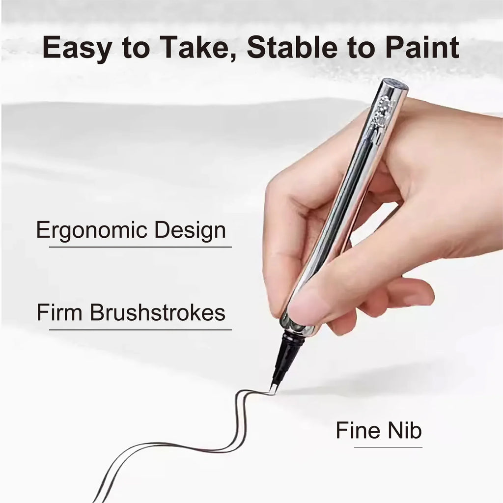 Misiou Beauty Waterproof Tattoo Brow Tint Semi-Permanent Eyebrow Color with Stencils Easy Apply Long-Lasting up to 3 Days Quake