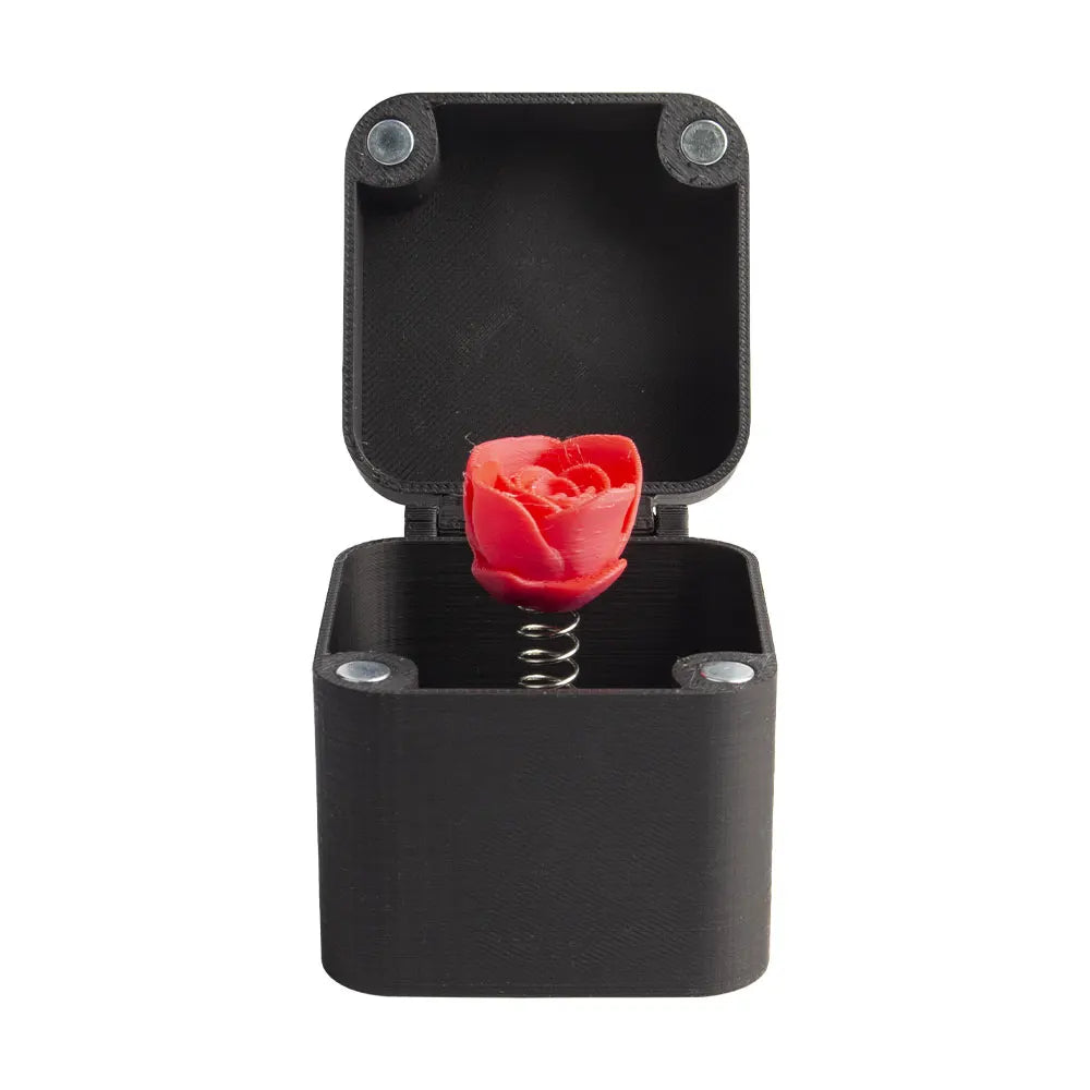 Love Rose Surprise Gift Boxs Christmas Fun Prank Gift Offices Desk Home Decor Valentine's Day Gift Decoration Toys Quake Rose 5x5x5cm