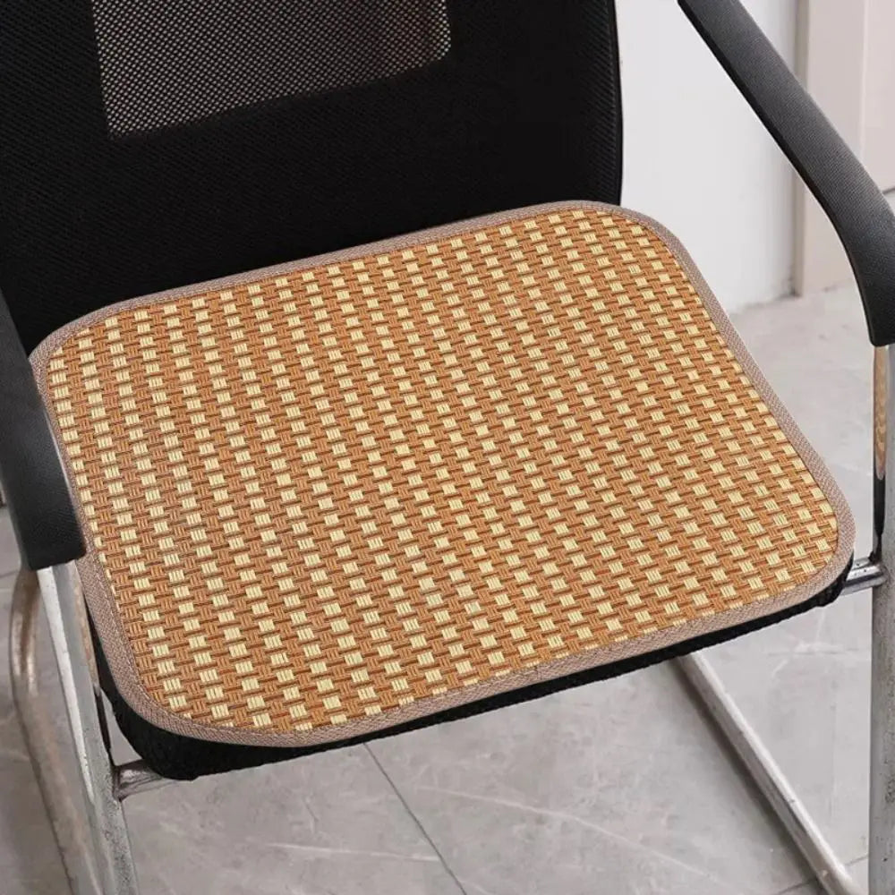 Gifts Breathable Summer Cooling Seat Cushion Thickening Car Seat Cushion Ice Silk Rattan Sofa Mats Non-slip Cool Mat Quake