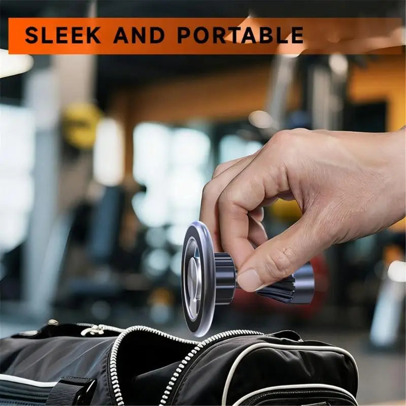 Phone Stand For Fitness Tracking Sweat Resistant Aluminum Base Secure Grip During Intense Workouts K1KF Quake