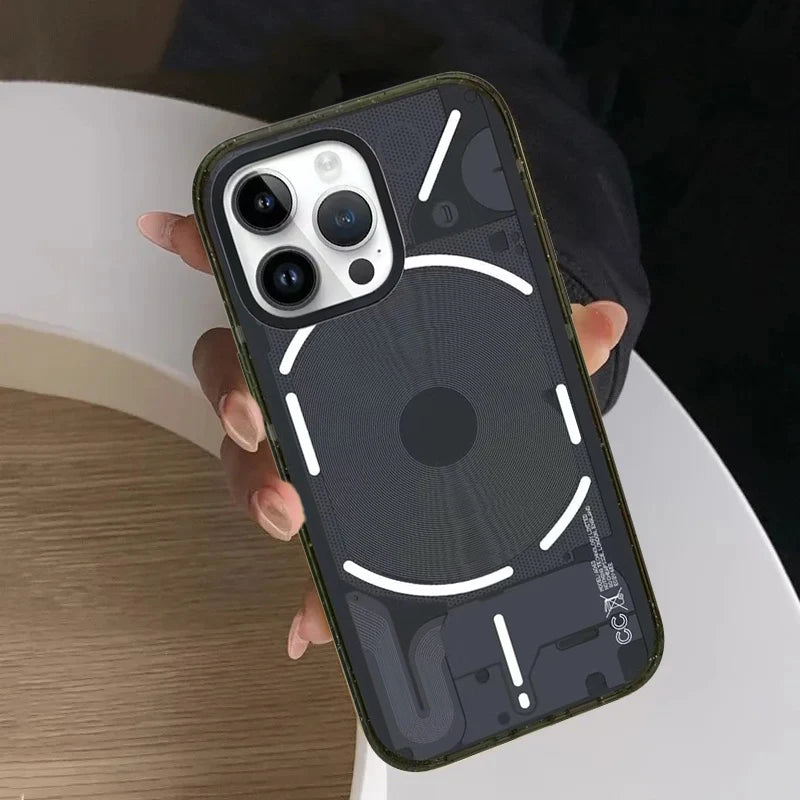 6092095 Impact Black / White Border Magnetic Case: Compatible with IPhone 18 17 16 15 14 13 Pro Max 18Pro Quake