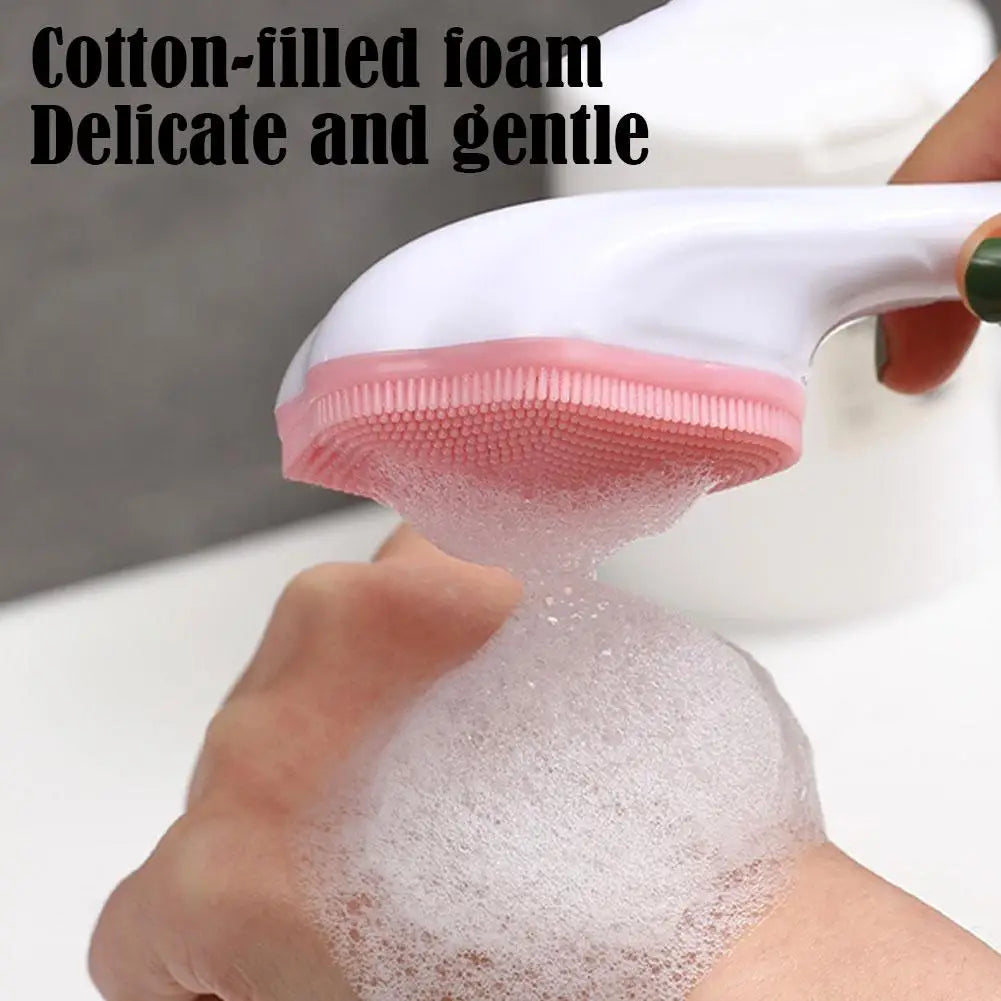 Silicone Face Scrubber And Exfoliator Brush - Facial Cleansing Brush For Blackhead, Acne, Pore, Deep Cleaning Brush Skin Care Quake