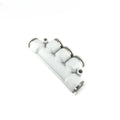 1Pcs PK Pneumatic tubing fittings: plastic push-in PK4, PK6, PK8, five-way outer diameter, PK10, PK12 Quake WHITE PK-04