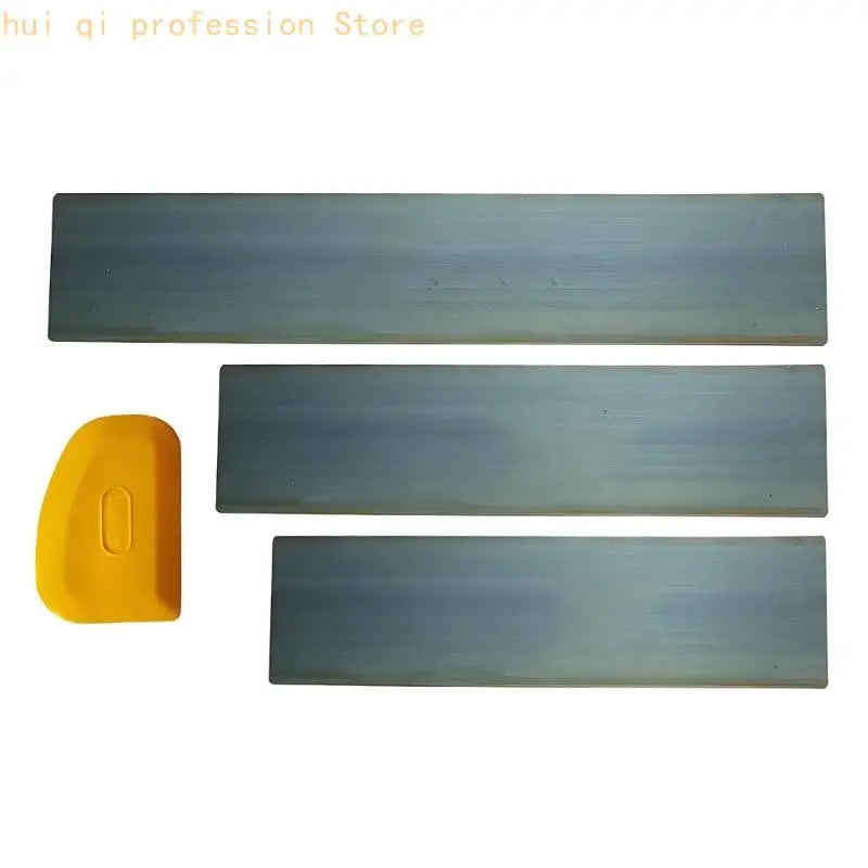 Manganese Steel Auto Body Filler Scraper Set with Rounded Corner for Panel Leveling and Daily Repair Work H8WE Quake F CN
