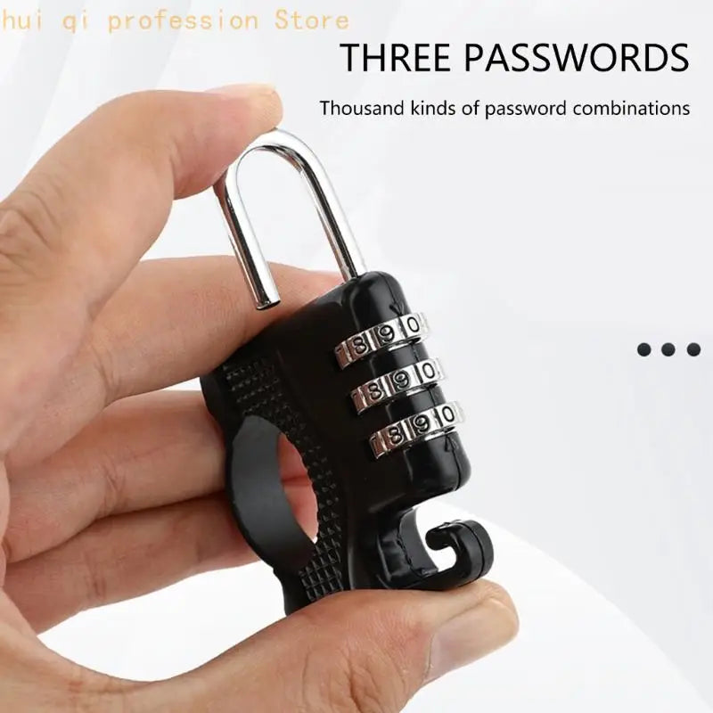 Heavy Duty Helmet Lock Storage Hook Motorcycle Scooter Accessory Anti Theft Mechanism High Strength Easy Installation H8WE Quake