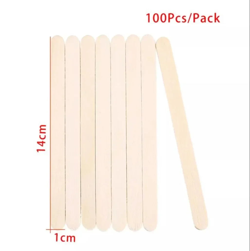 Resin Cream Stick 50/100/150Pcs Tool Epoxy Stirring Stick Popsicle Ice Handmade DIY Resin Mold Wood Ice Pop Sticks Making Tools Quake 140mm 100Pcs