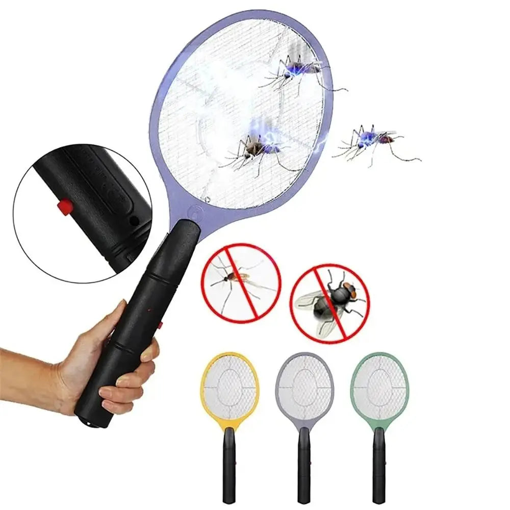 Bedroom Plastic Electric Fly Insect Racket 5 Colors Portable Mosquitos Killer Mosquito Wasp Zapper Killer Outdoor Quake