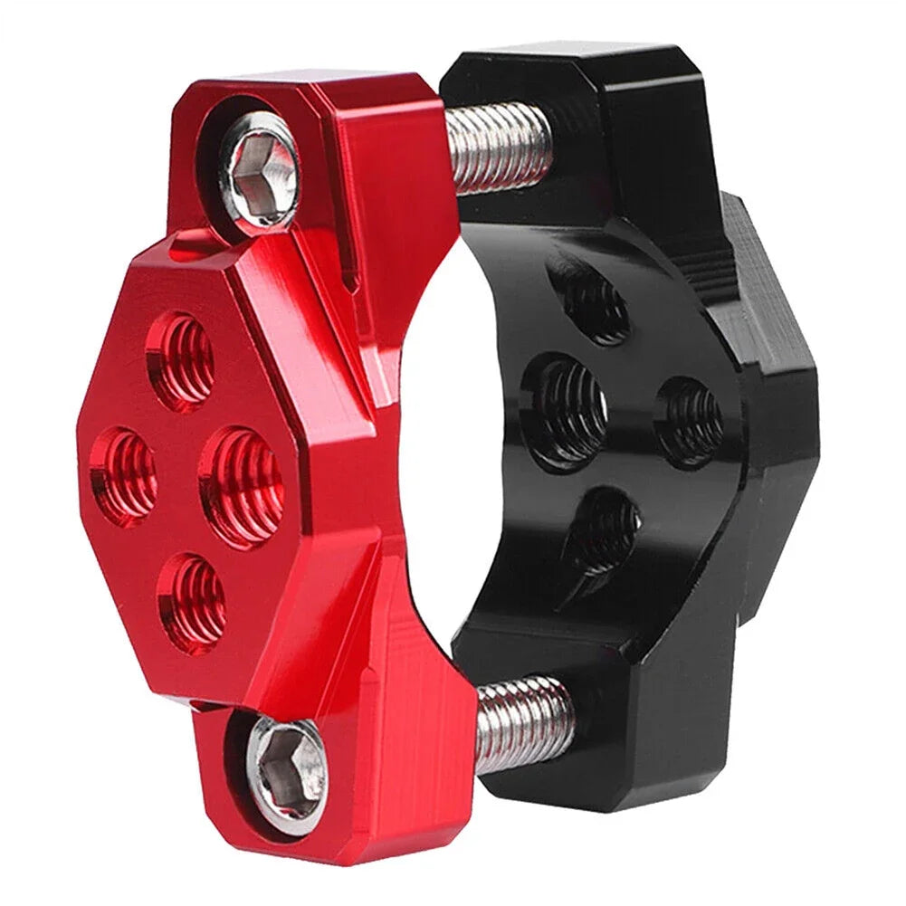 Motorcycle Headlight Spot Light Turn Signals Holder Mount Bracket Fork Clamp Electric Motorcycle Pipe Clamp Mobile Phone Holder Quake