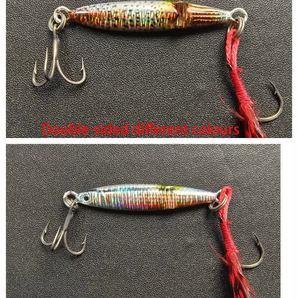 Universal Metal Fishing Lure 3D Eyes jigging Hard squid Bait Lifelike Wobblers Artificial Bait Outdoors Quake A-Different color-