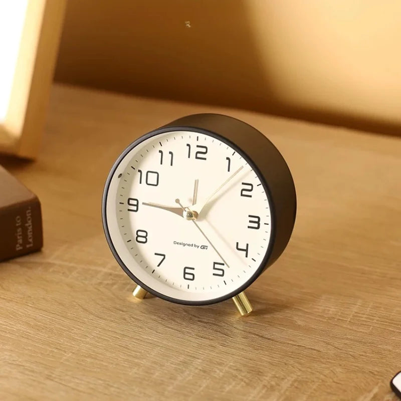 Desktop Small Alarm Clock Student Desktop Home Mute Alarm Clock Wake-up Tool Quake