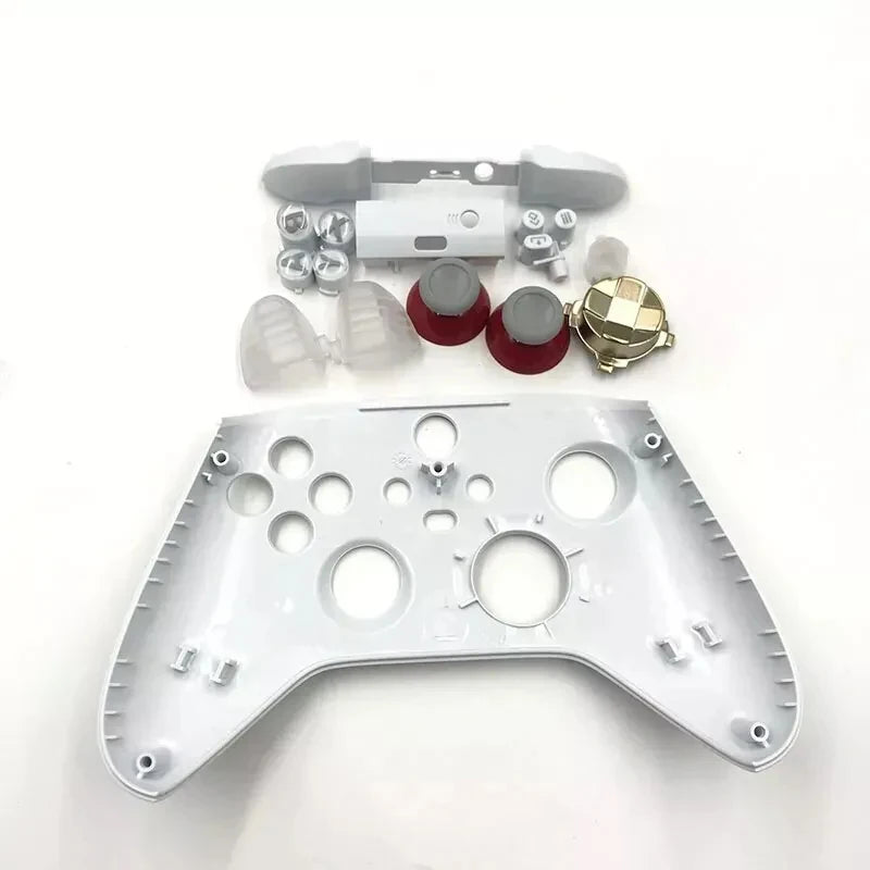 Front Faceplate W/Full Button Bumper Thumbstick D-Pad Housing Shell Kit Replacement for Xbox Series Controller Quake