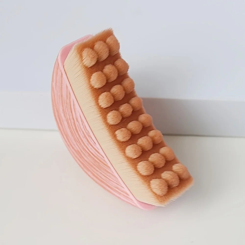 1 Simple Portable Facial Contour Care Brush, Facial Scraping Eye and Neck Care Brush, Makeup Brush Quake