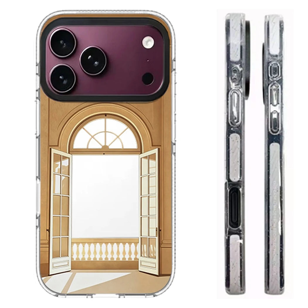 609174 White Border Magnetic Case: Compatible with IPhone 18 17 16 15 14 13 Pro Max 18Pro Quake white (no magsafe) iPhone 13 Pro Max