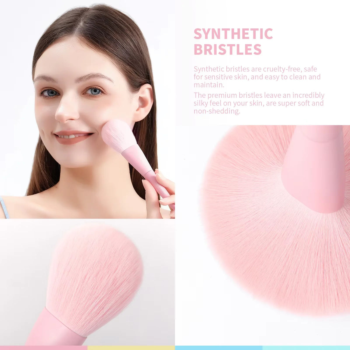17 Color Multi-Color Makeup Brushes Macaron Color Brushes Eyeshadow Foundation Makeup Brush Set Colorful Makeup Tools Full Set Quake
