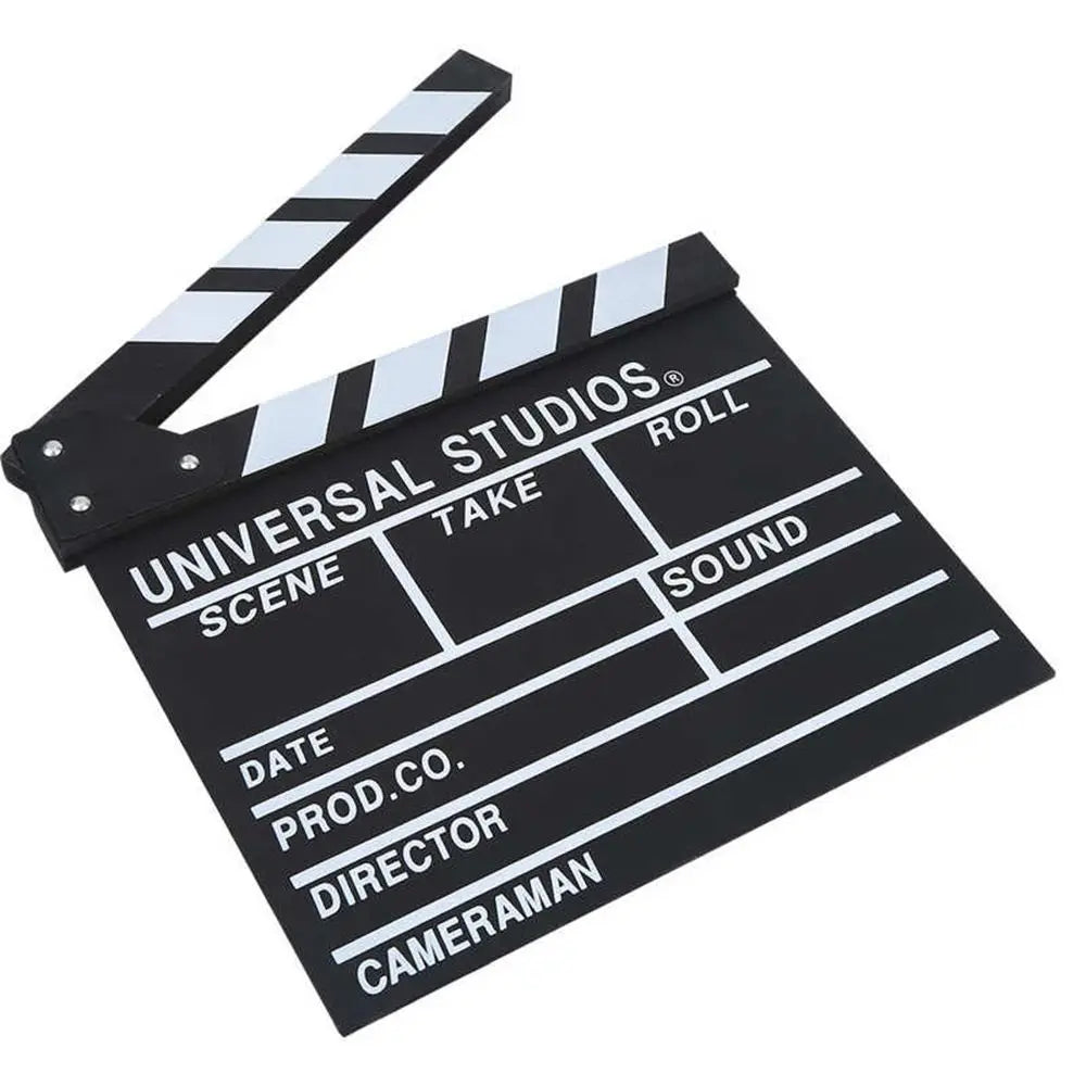30 x 27cm Vlog Recording Director Photography Prop TV Movie Video Scene Clapperboard Clapboard Quake