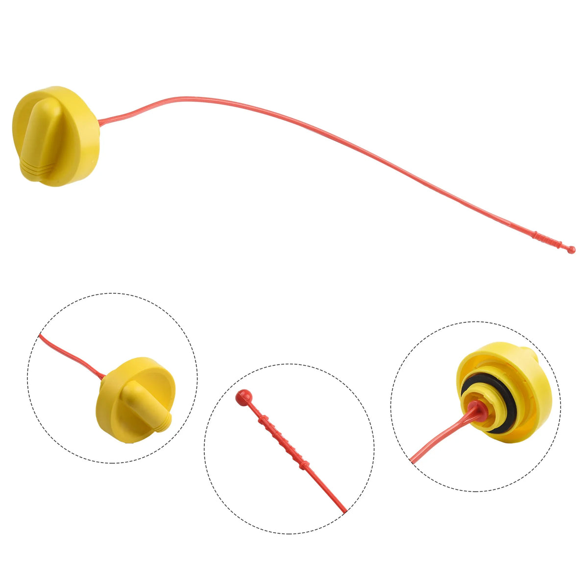 For Renault Engine Oil Level Dipstick with Cap 2004 2016 For For MK3 2005 2014 and Grandtour 2010 2016 Non UK Models Quake