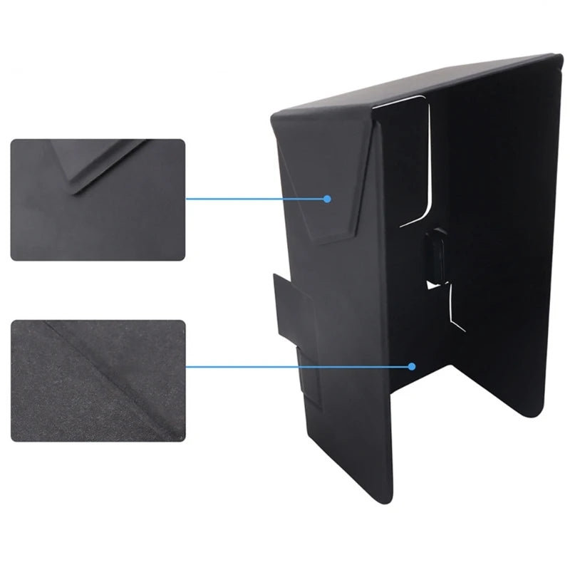 Folding Phone Sunshade Holder with Magnetic Attachment Reduces Sunlight Interferences and Enhances Screen Visibility K1KF Quake