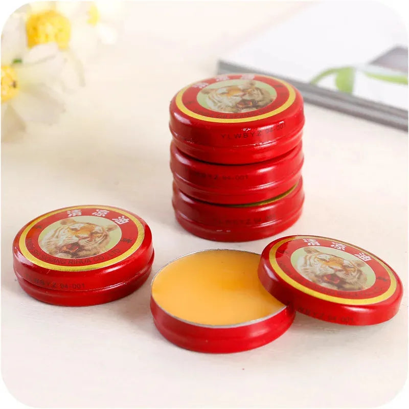 3-20pcs Natural Summer Cooling Tiger Balm Essential Oil Tiger Solid Balm Fragrance Refreshing Oil Quake