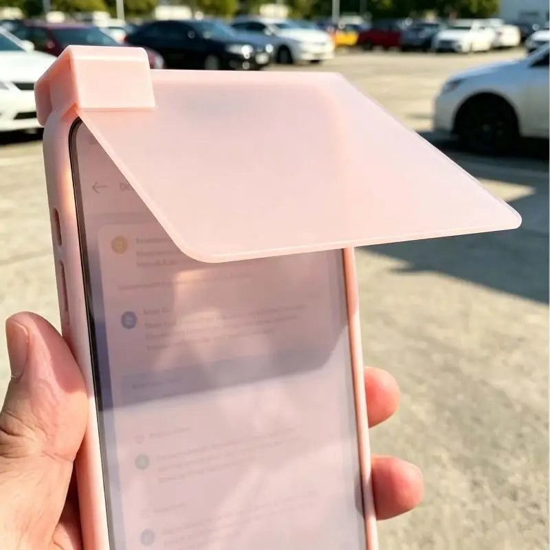 1Pcs Mobile Phone Accessories Enhances Screen Visibility In Strong Light Reduce Sunlight Reflection Mobile Phone Sunshade Quake