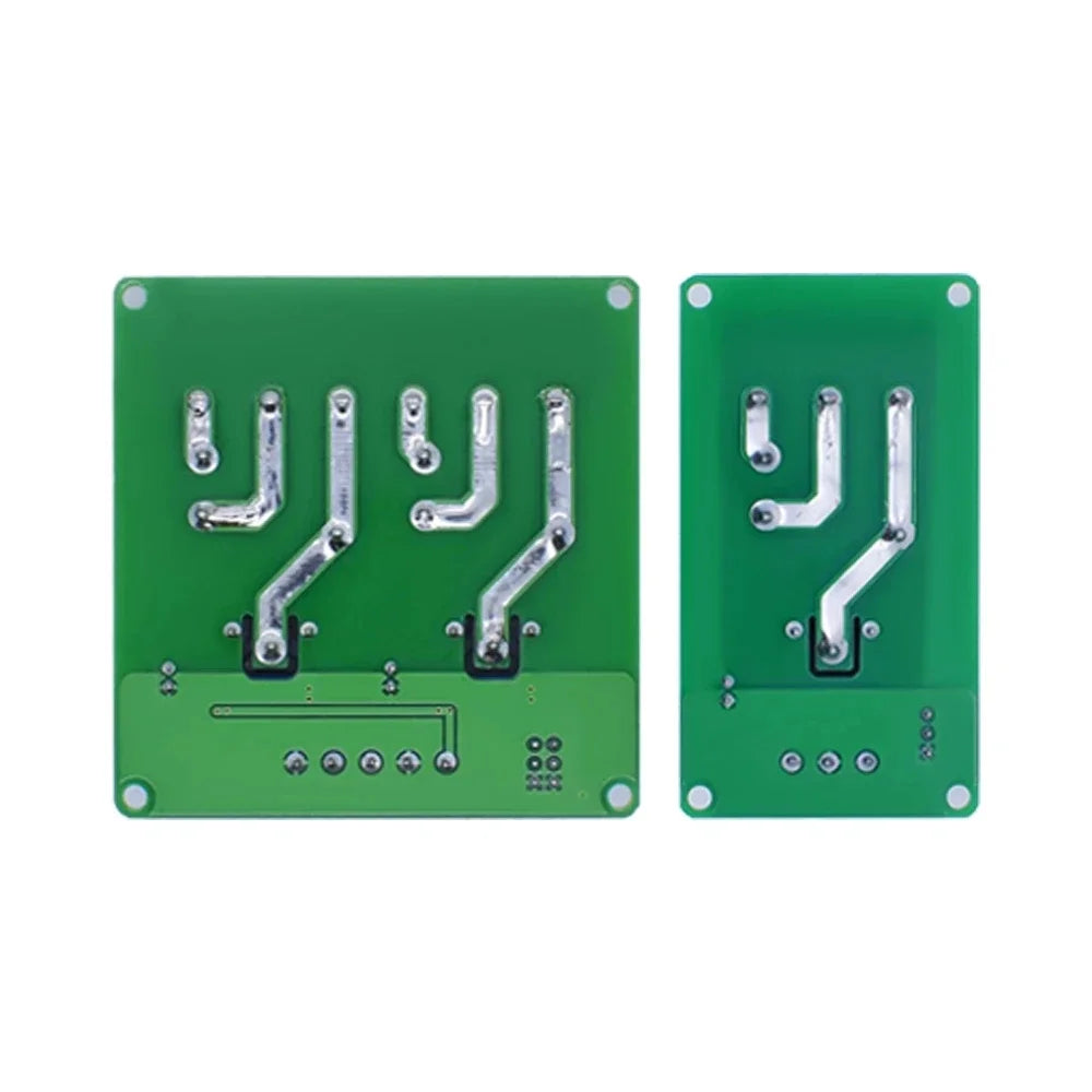1 2 Channel Relay Module ONE TWO Channels 30A with Optocoupler Isolation 5V 12V 24V Supports High and Low Triger Trigger Quake