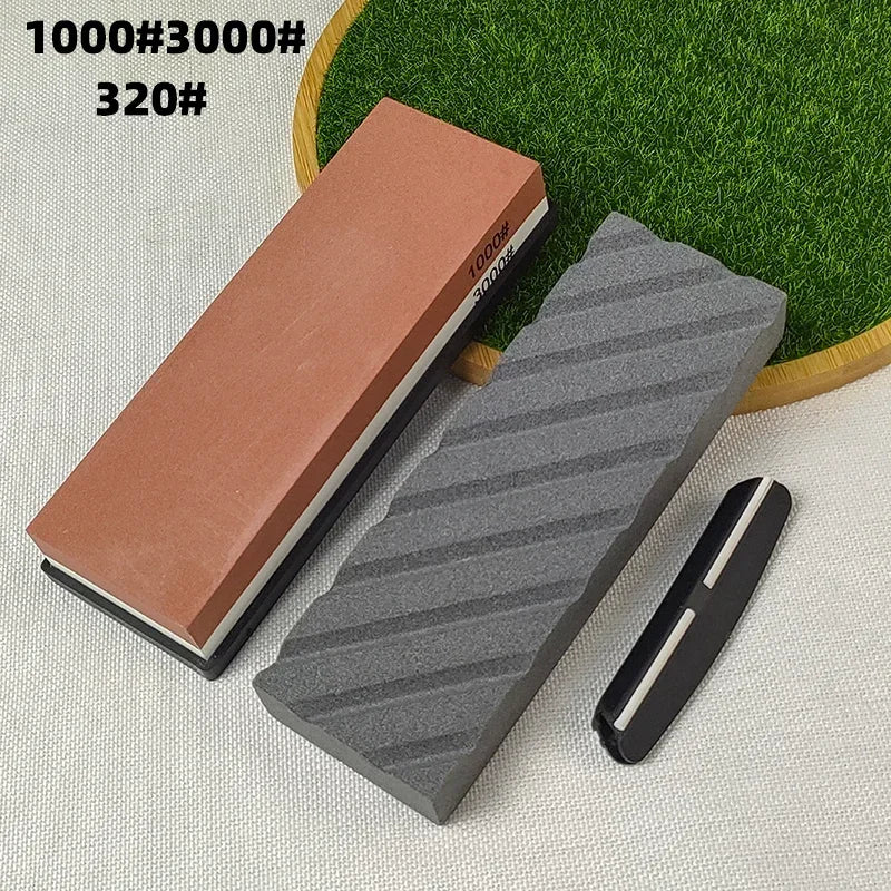 Premium White Corundum Flattening Stone 180x60mm - Horizontal Stripes Whetstone Repair Tool for Knife Sharpening & Maintenance Quake