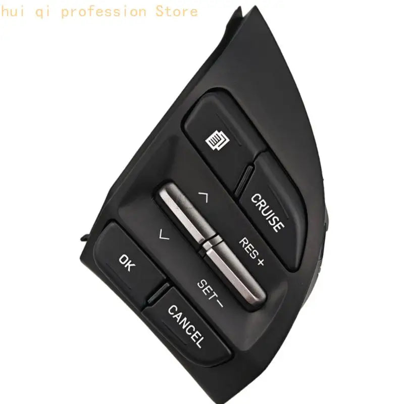 Steering Wheel Right Side Button Panel, Black ABS Control Assembly for Interior Repair Work, 96720J9110TMT H8WE Quake