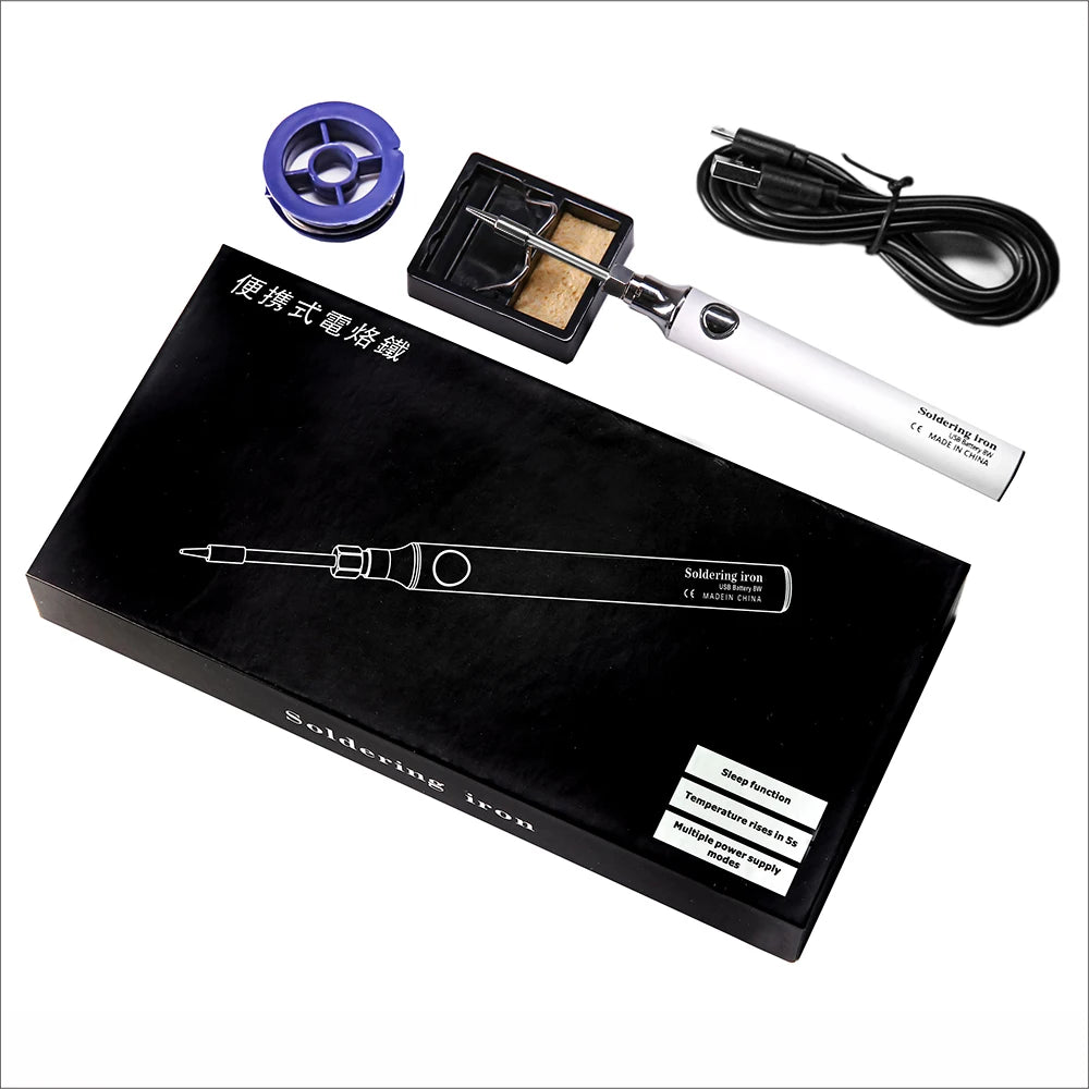 Wireless Charging Electric Soldering Iron Solder Iron USB 5V8W Fast Charging lithium battery Portable Repair Welding Tools Quake W1 Russian Federation