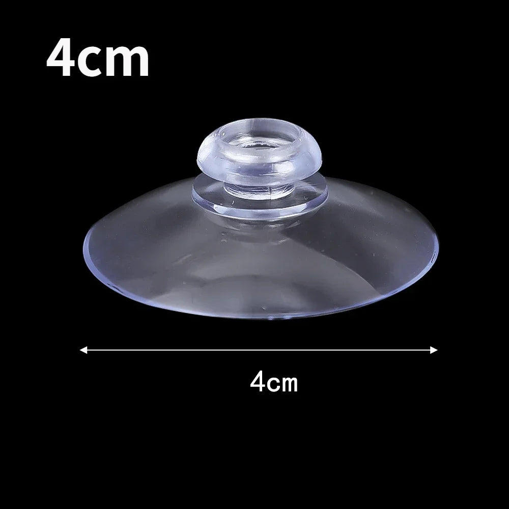 5/20Pcs Clear Sucker Powerful Vacuum Mushroom Head Suction Cups Wall Hook Kitchen Bathroom Wedding Glass Decor Hooks 2/3/4/5cm Quake 4cm 20 PCS