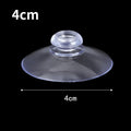 5/20Pcs Clear Sucker Powerful Vacuum Mushroom Head Suction Cups Wall Hook Kitchen Bathroom Wedding Glass Decor Hooks 2/3/4/5cm Quake 4cm 20 PCS