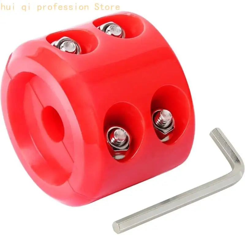 Car Winch Hook Stopper with Rubber Outer Body for Synthetic Winch Rope,Off-road Vehicle Winch Hook Stopper H8WE Quake Red CN