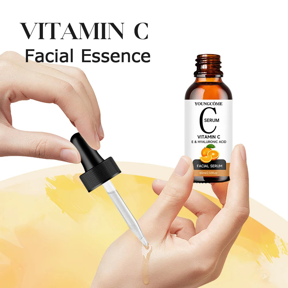 Vitamin C Wrinkle Remover Face Serum Lifting Firming Fade Fine Lines Anti-aging Essence Whitening Brighten Nourish Skin Care New Quake