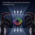 Gaming Phone Fan with Round Housing and Quick Attach Design for Streaming, Charging, Recording, and Daily Device K1KF Quake CN